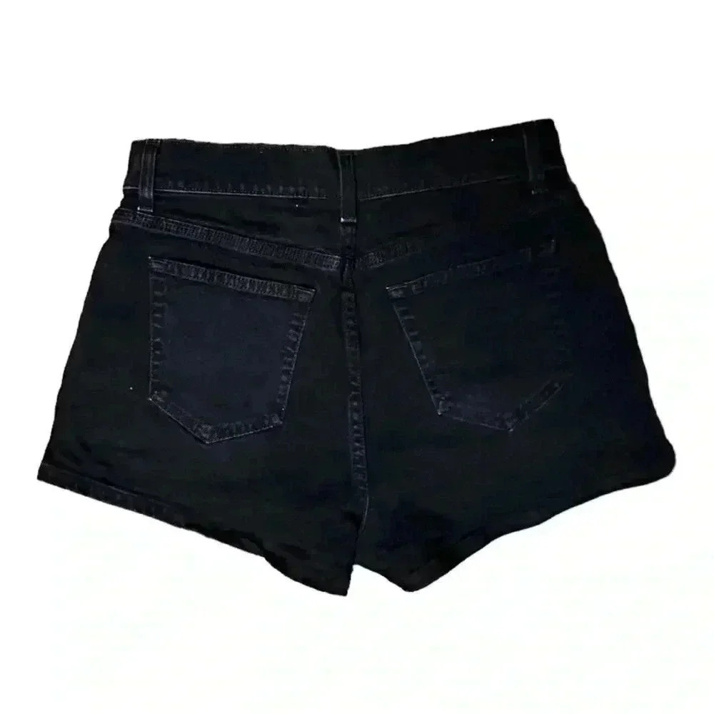 BLDWN Black Denim Brie Short Size 29 - Picture 4 of 8
